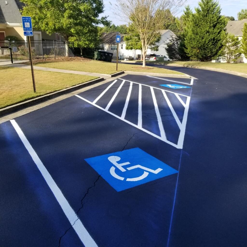 White Stripes Striping Company on Visibility Kings | (678) 497-6593 | Parking Lot Striping and Seal Coating Services | Atlanta, Lawrenceville, Snellville
